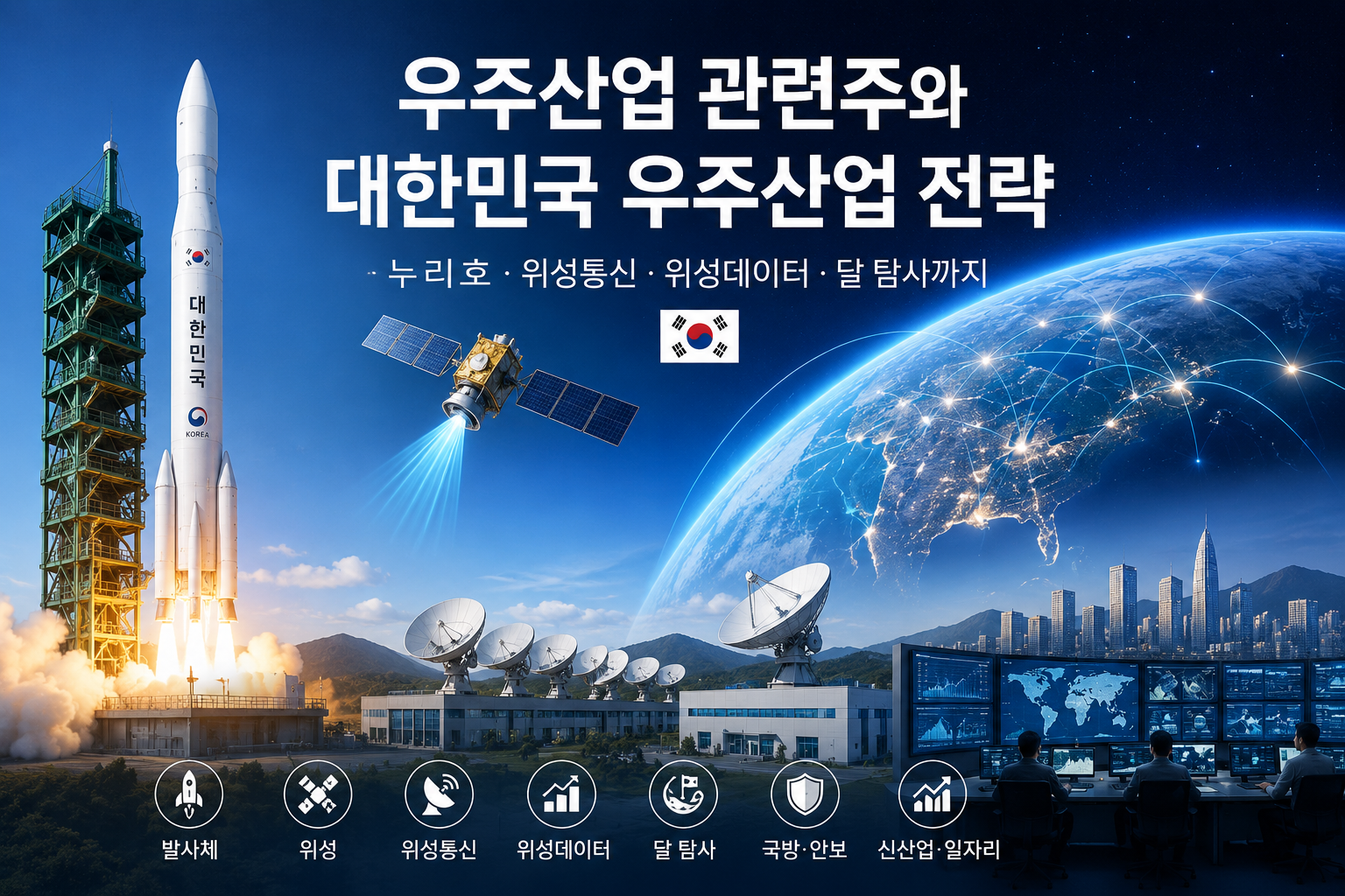 우주산업 관련주와 대한민국 우주산업 전략, 지금이 투자 시점일까?
